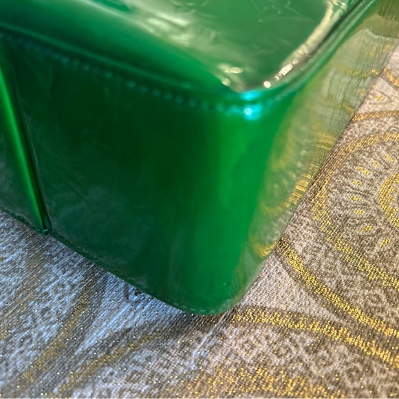 Authentic Louis Vuitton Vernis Columbus bag custom colored green LW1929 - Picture 8 of 16